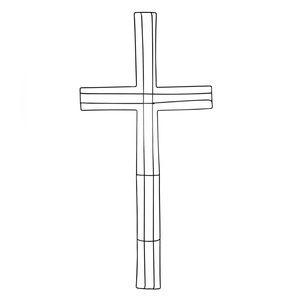 Floral Garden Cross-Shaped Metal Wreath Forms, 24x12 in.